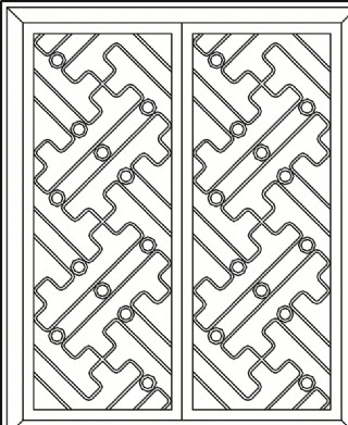 古建花纹 镂空花纹 中式窗花