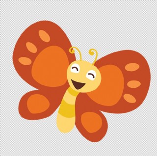 新清动感曲线蝴蝶背景图片