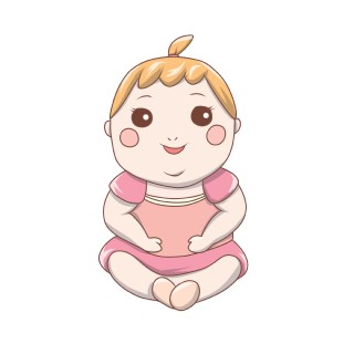 一个可爱的胖宝宝