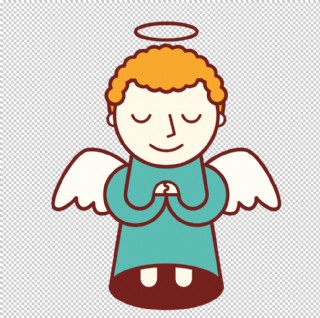 天使恶魔正义邪恶卡通图片