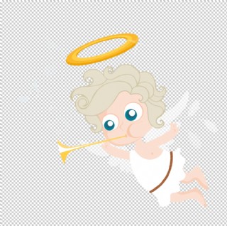 天使恶魔正义邪恶卡通图片