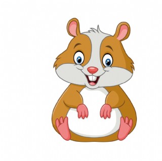 可爱矢量卡通老鼠