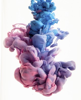 彩色水墨烟雾渐变背景