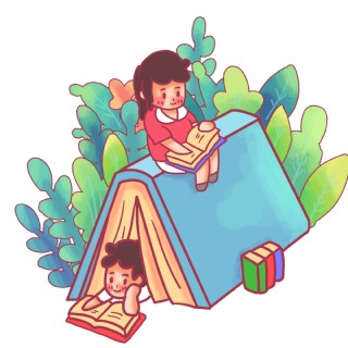 创意手绘阅读海报