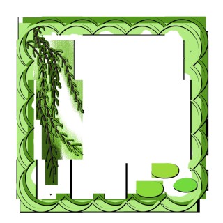 清明节边框png素材