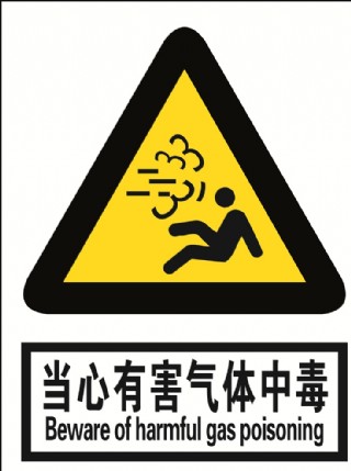 当心有害气体中毒