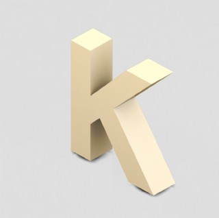 立体3d英文字母s