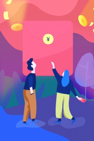 淘宝天猫购物插画