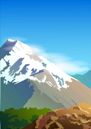 蓝天白云风景图片