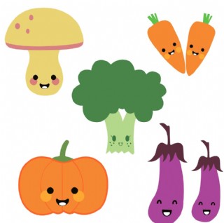 卡通蔬菜